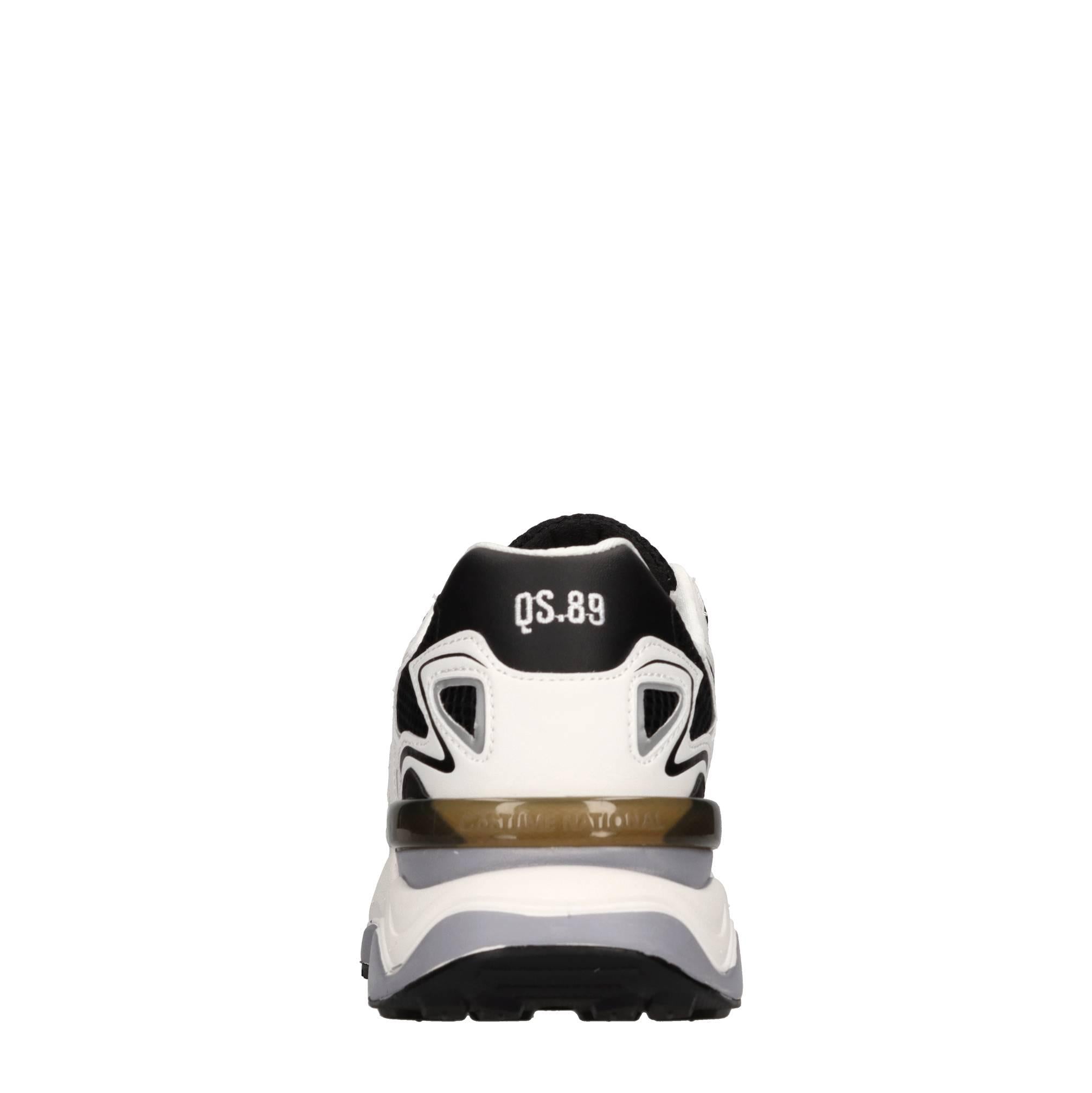 Sneakers in ecopelle e tessuto 