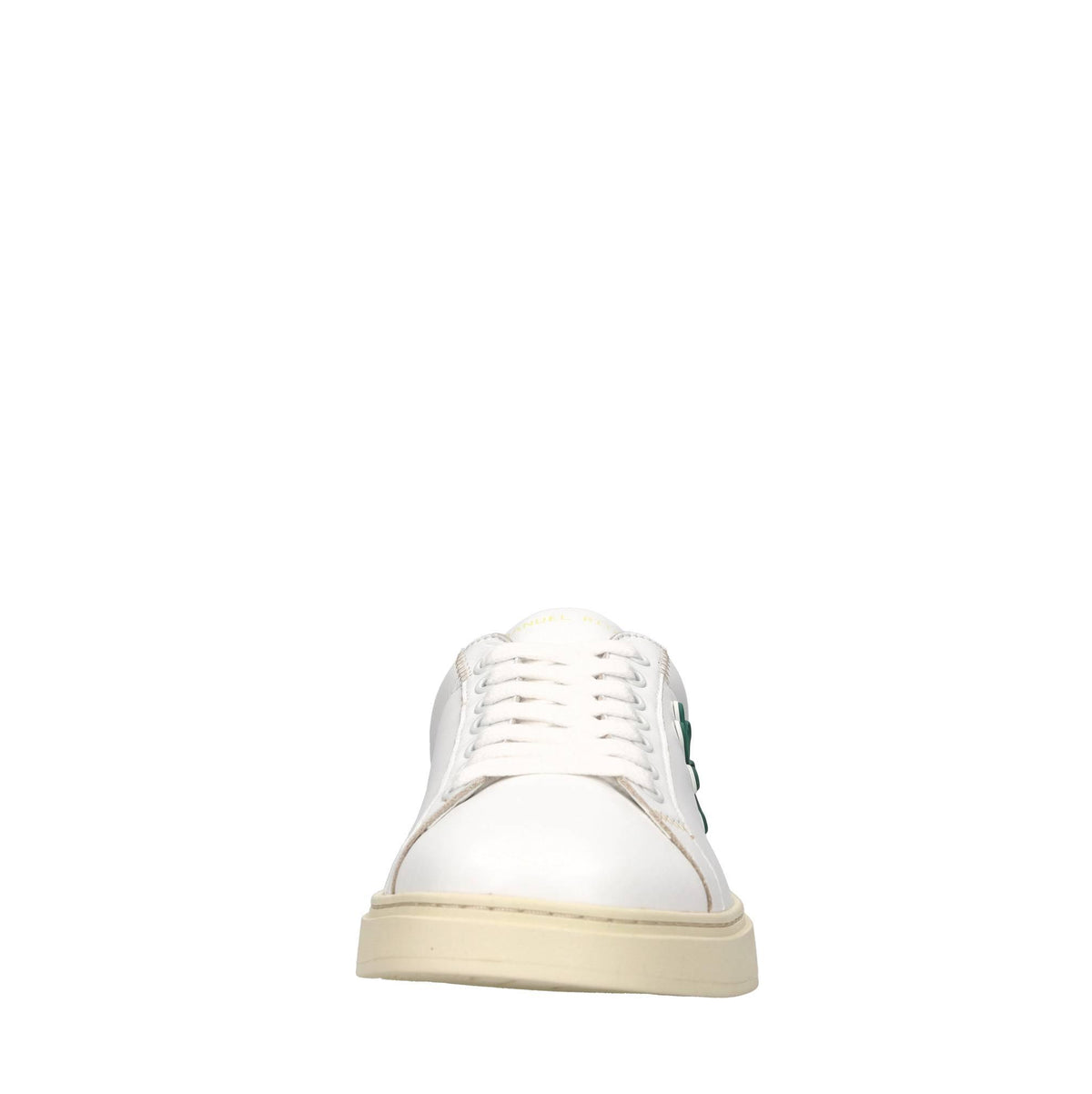 Sneakers in pelle e tessuto 