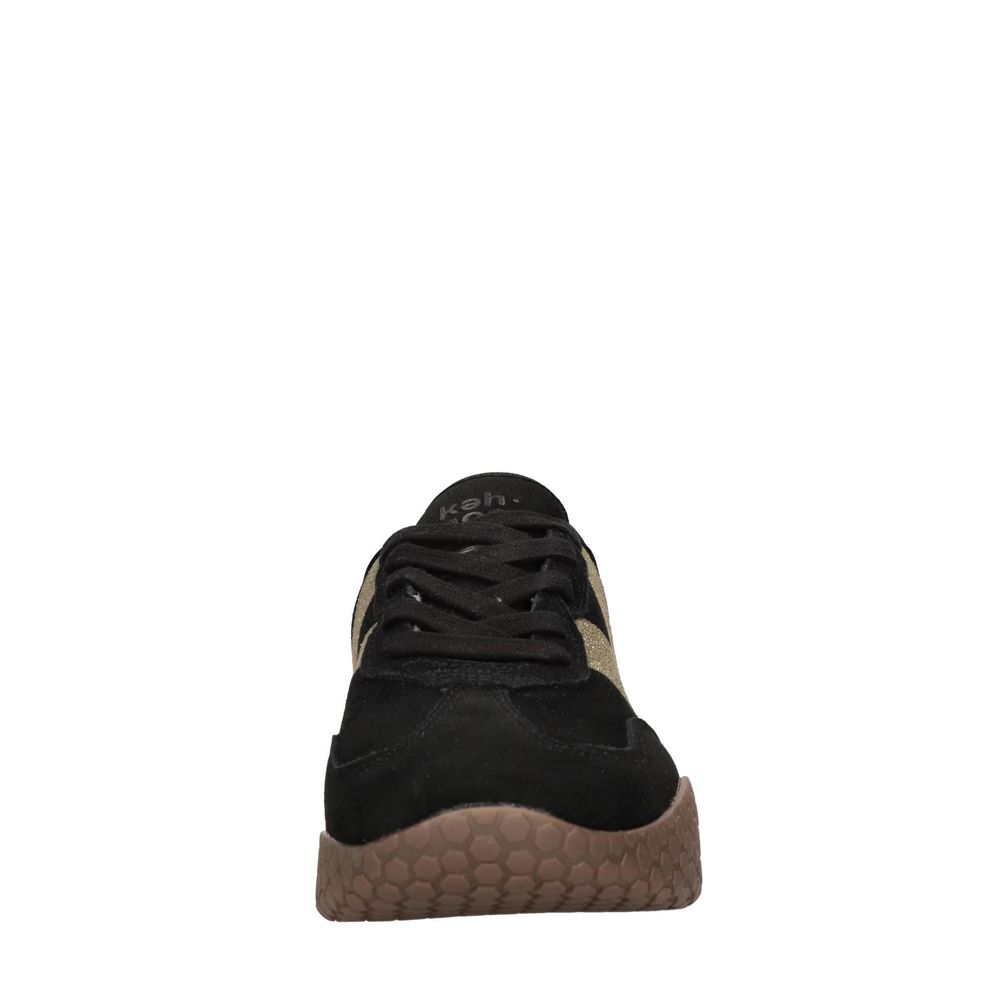 Sneakers in camoscio e glitter 