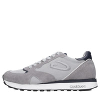 Sneakers in camoscio e tessuto 