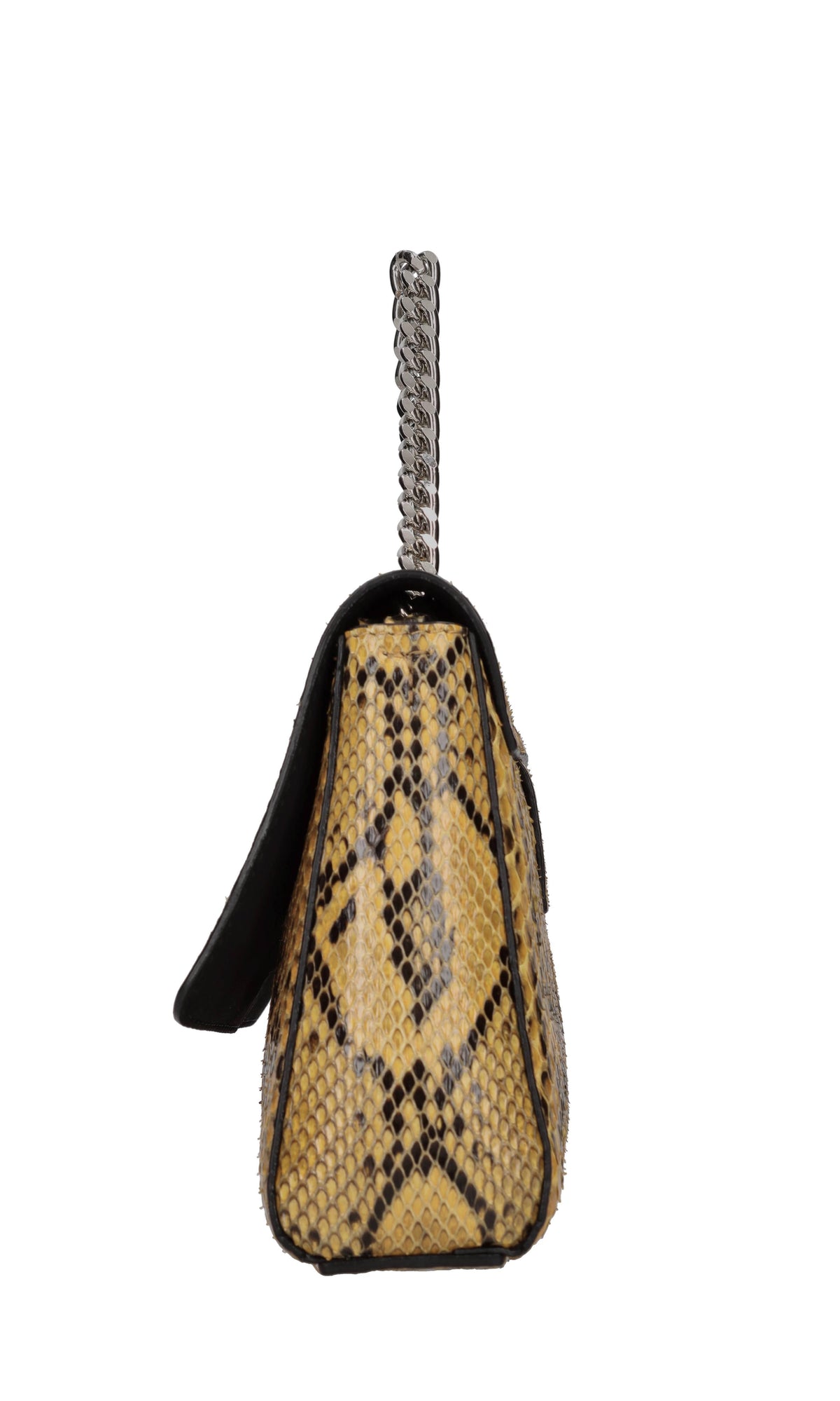 Borsa-marsupio in pelle stampa pitone 