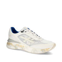 Sneakers in camoscio ecopelle e tessuto 