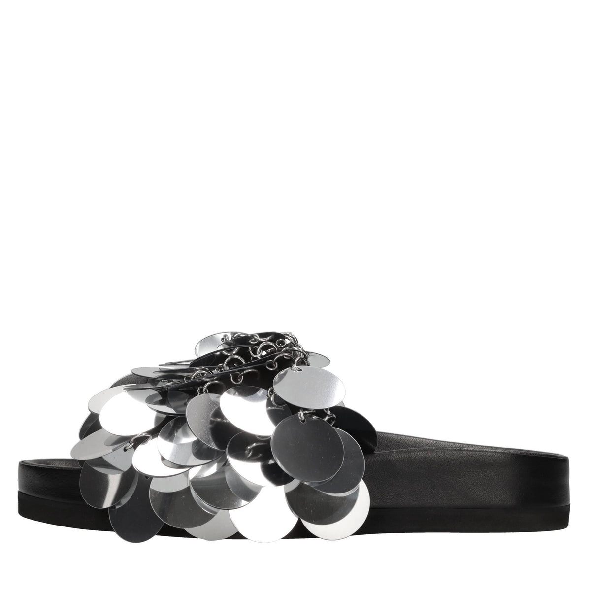 Mules Sparkle in pelle e paillettes 