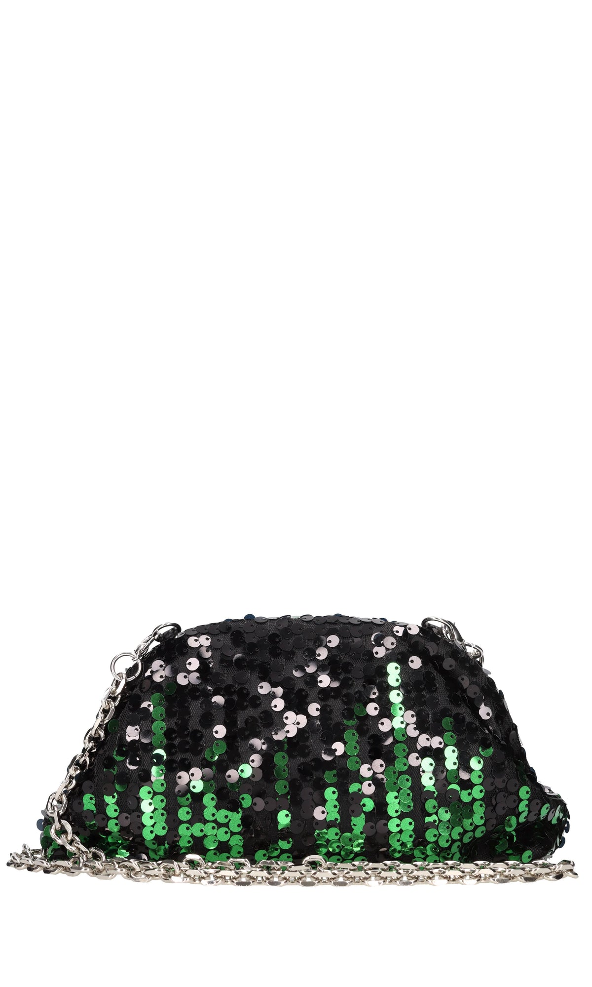 Borsa in tessuto e strass 