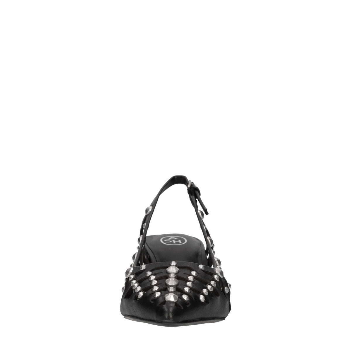Décolléte slingback  in pelle 