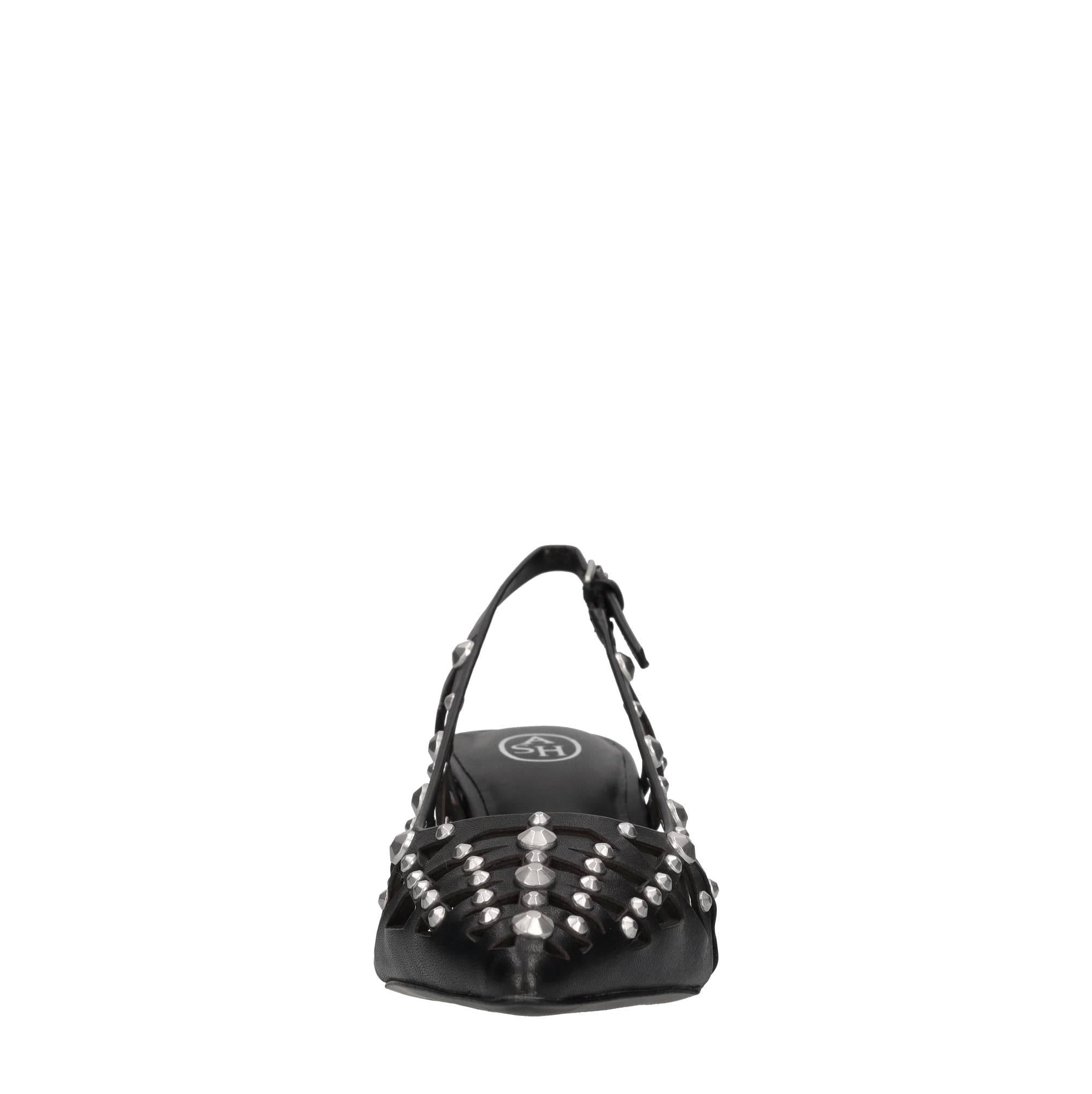 Décolléte slingback  in pelle 