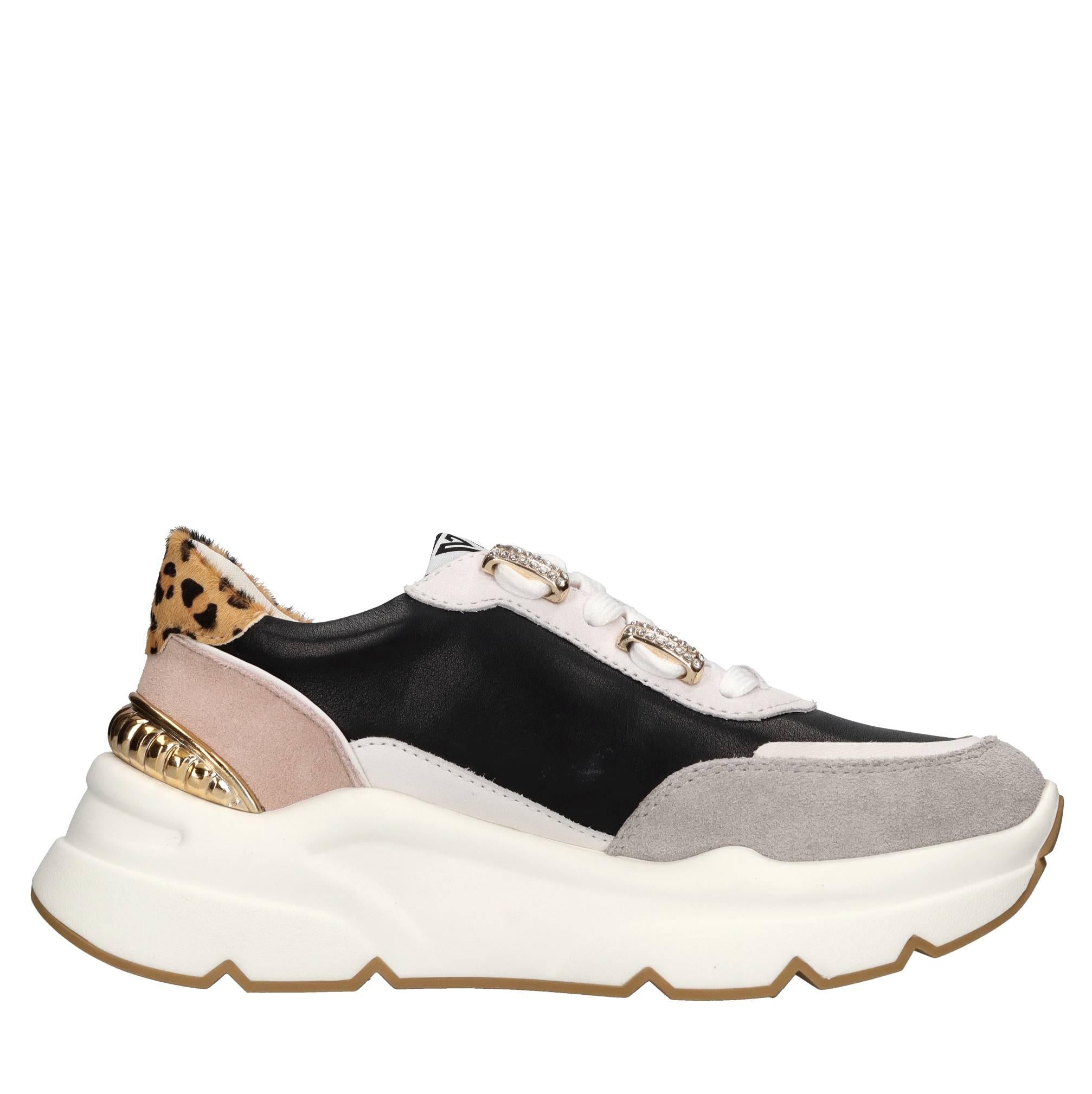 Sneakers in pelle e camoscio 