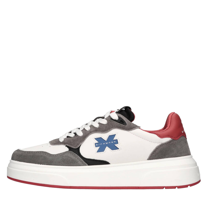 Sneakers in camoscio ed ecopelle 
