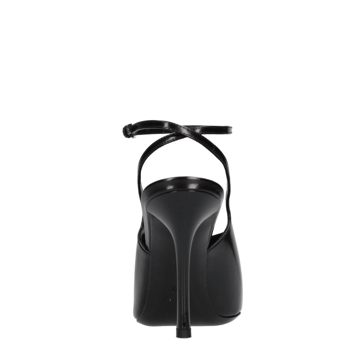 Décolleté slingback in pelle 
