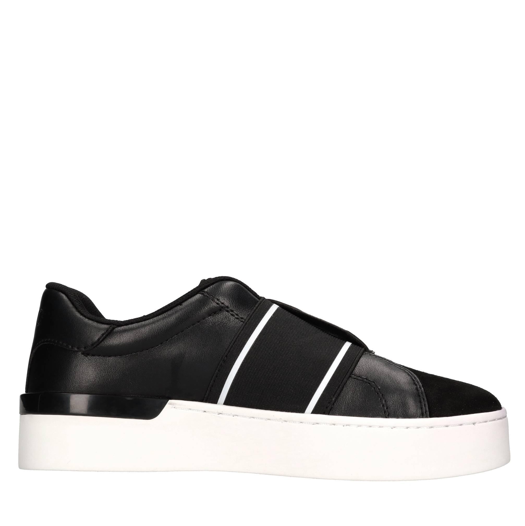 Sneakers in ecopelle e tessuto 