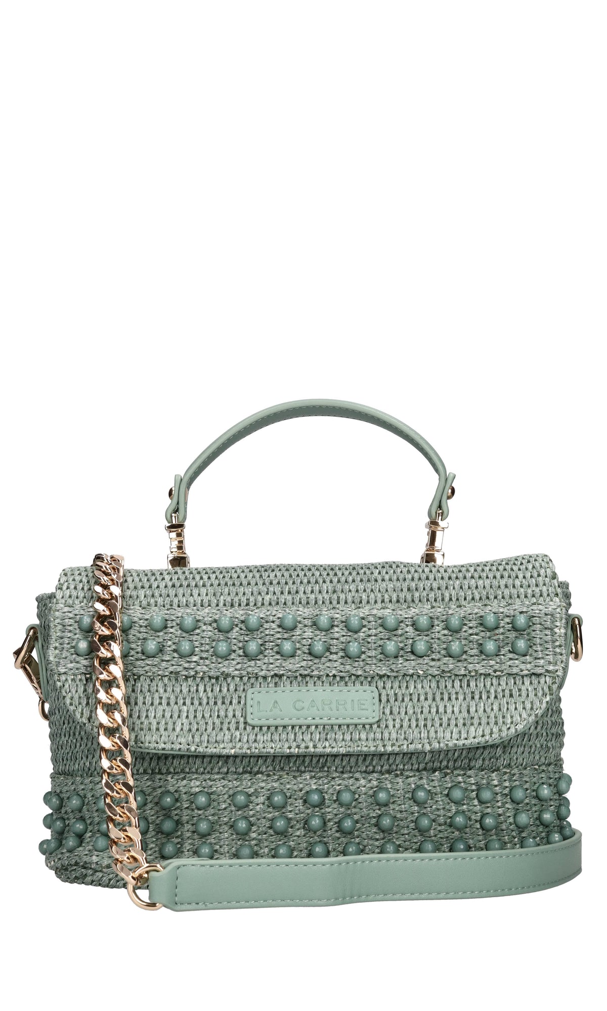 Borsa MALIBU in ecopelle e rafia 
