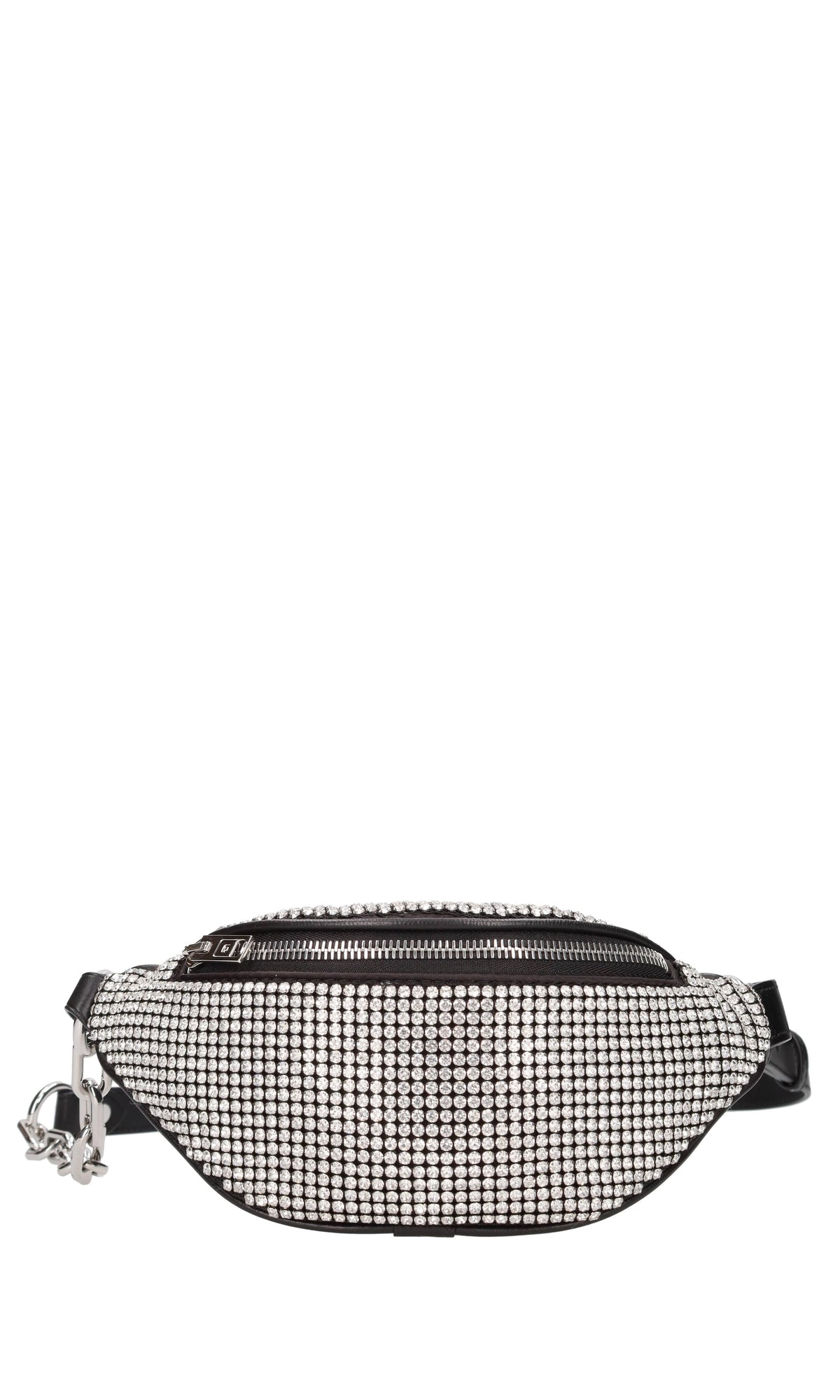 Marsupio in pelle e strass 