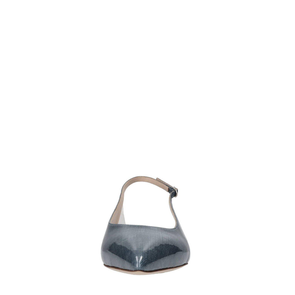 Ballerine slingback Denimlac in denim laccato 
