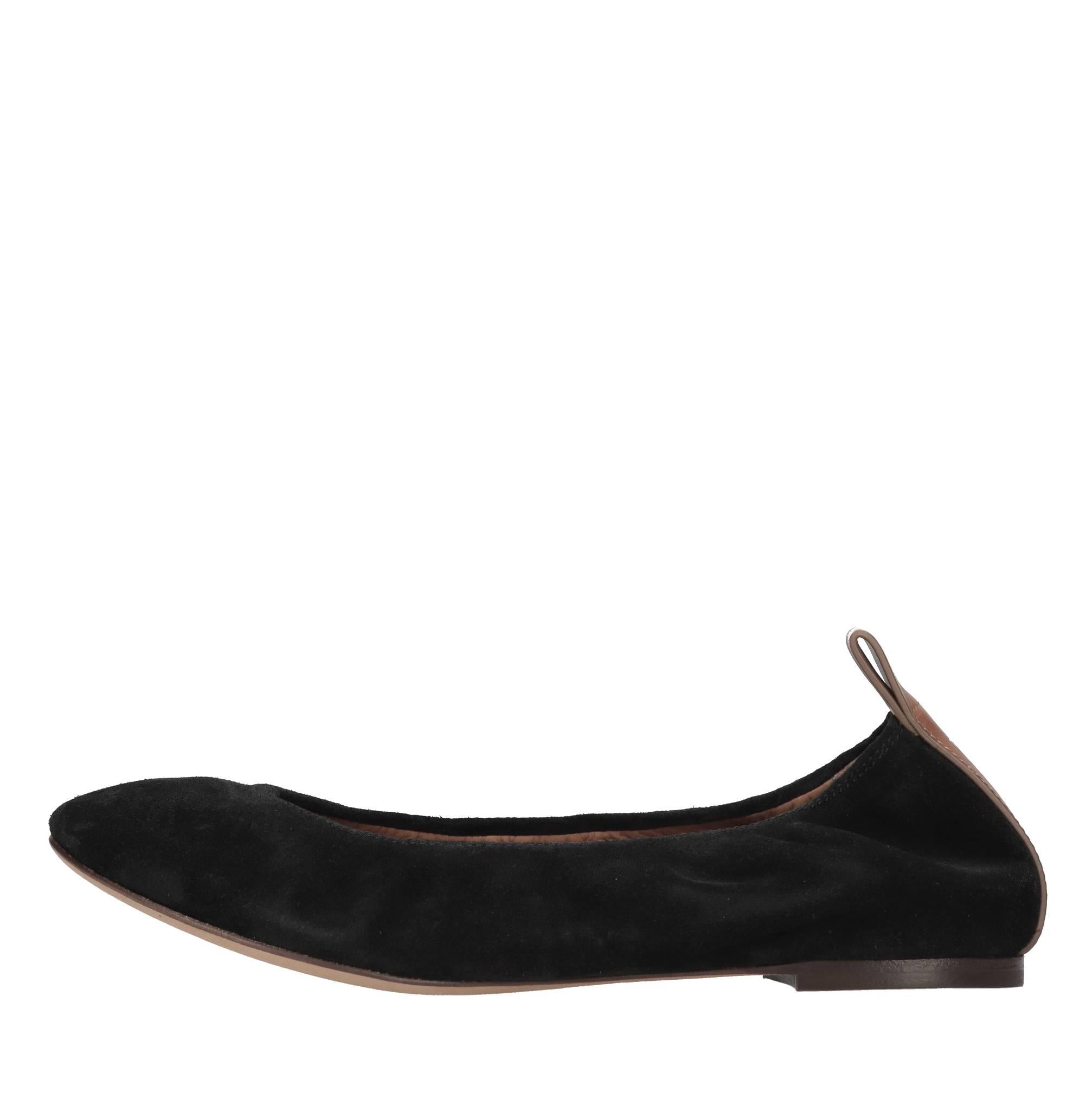 Ballerine in camoscio 