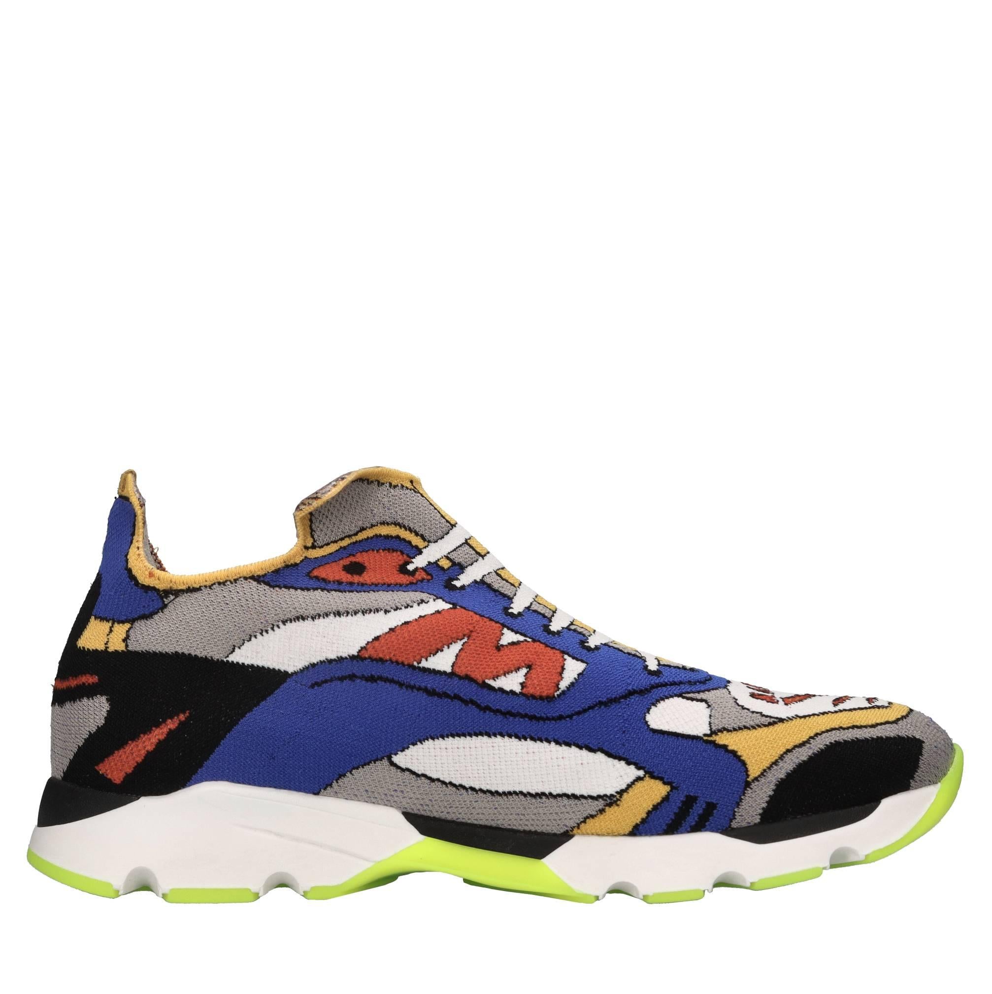 Sneakers in tessuto elasticizzato 