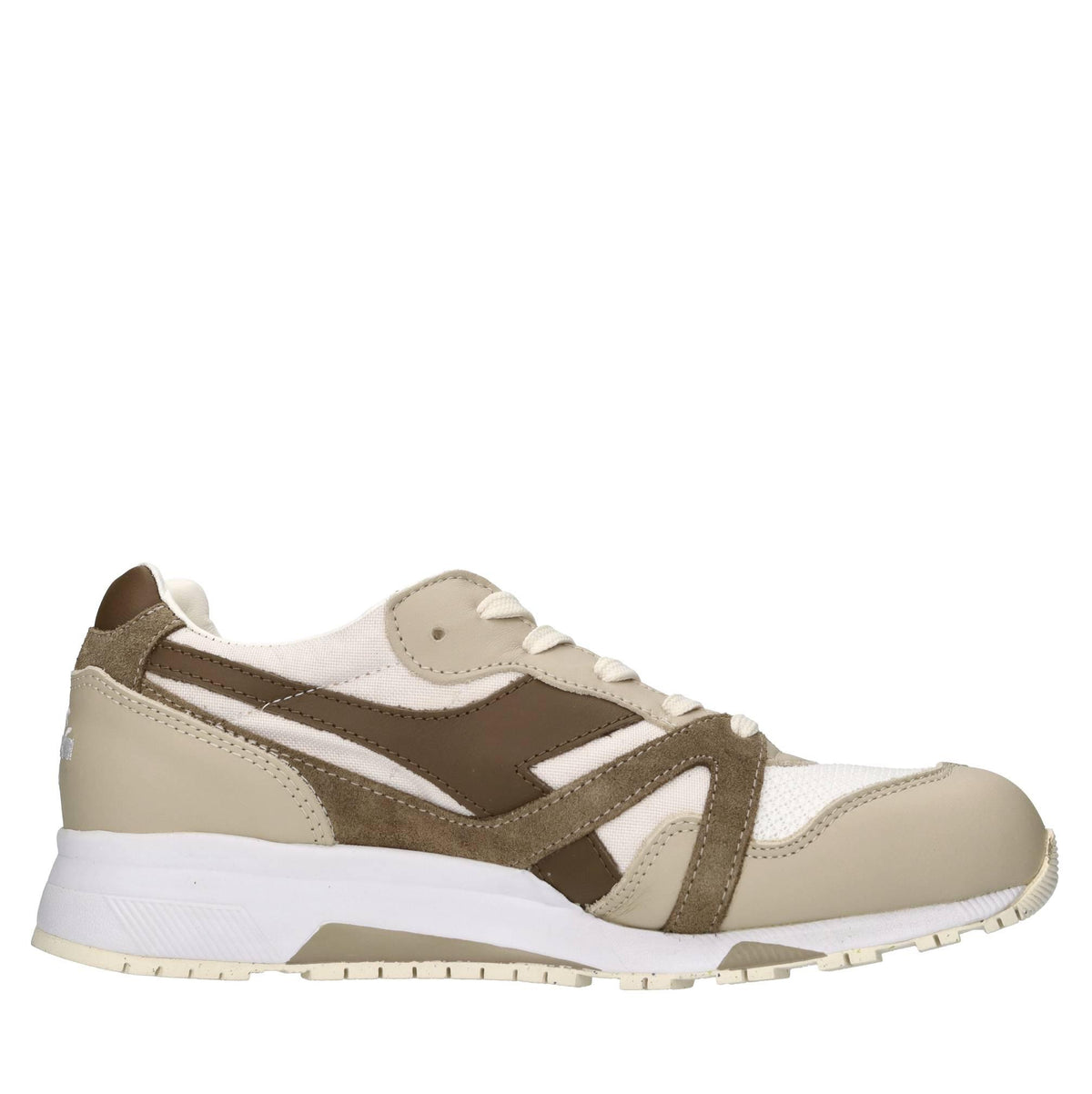 Sneakers in pelle,camoscio e tessuto 