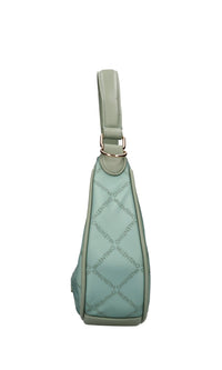 Borsa in tessuto ed ecopelle 