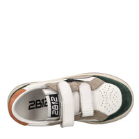 Sneakers in pelle e camoscio 