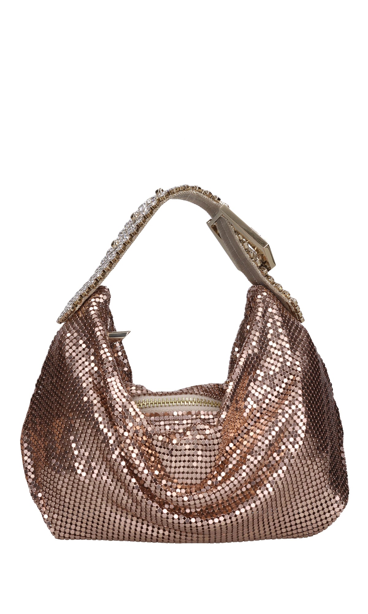 Borsa mini modello jill in maglia metallica 