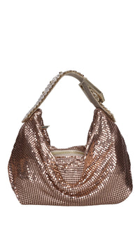 Borsa mini modello jill in maglia metallica 