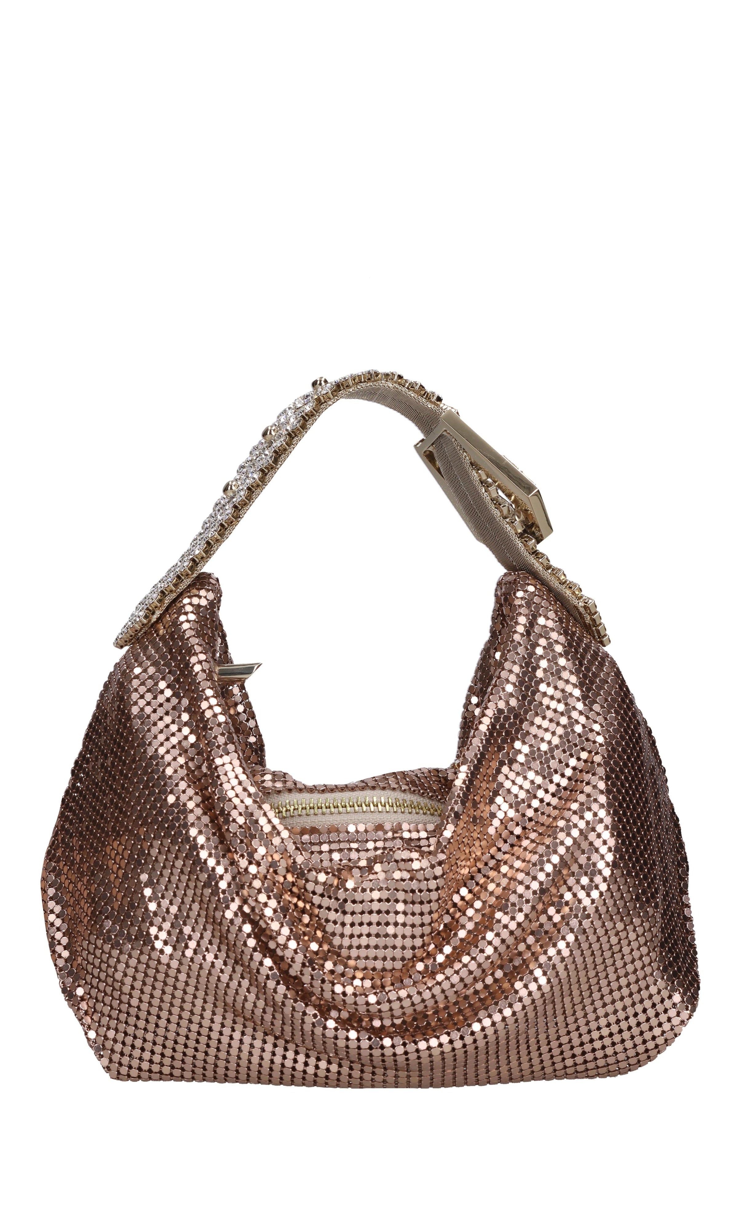 Borsa mini modello jill in maglia metallica 