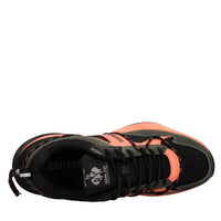 Sneakers in pelle ecopelle e tessuto 