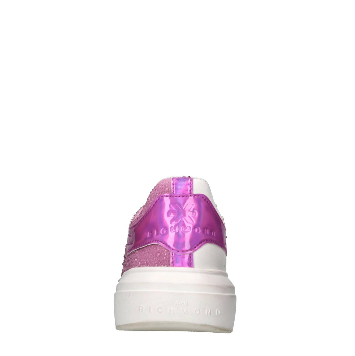 Sneakers in pelle e strass 