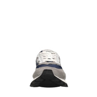 Sneakers in camoscio e tessuto 