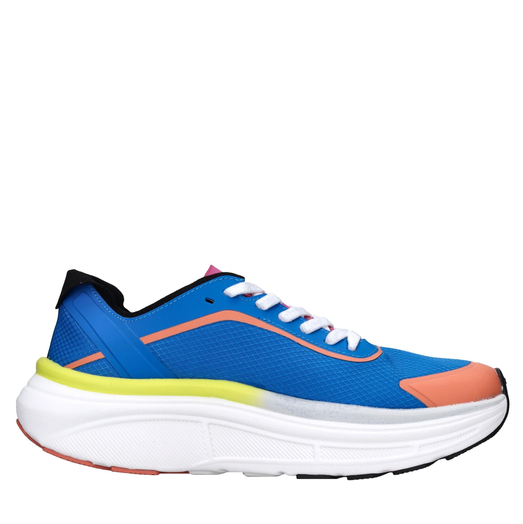 Sneakers in ecopelle e tessuto 