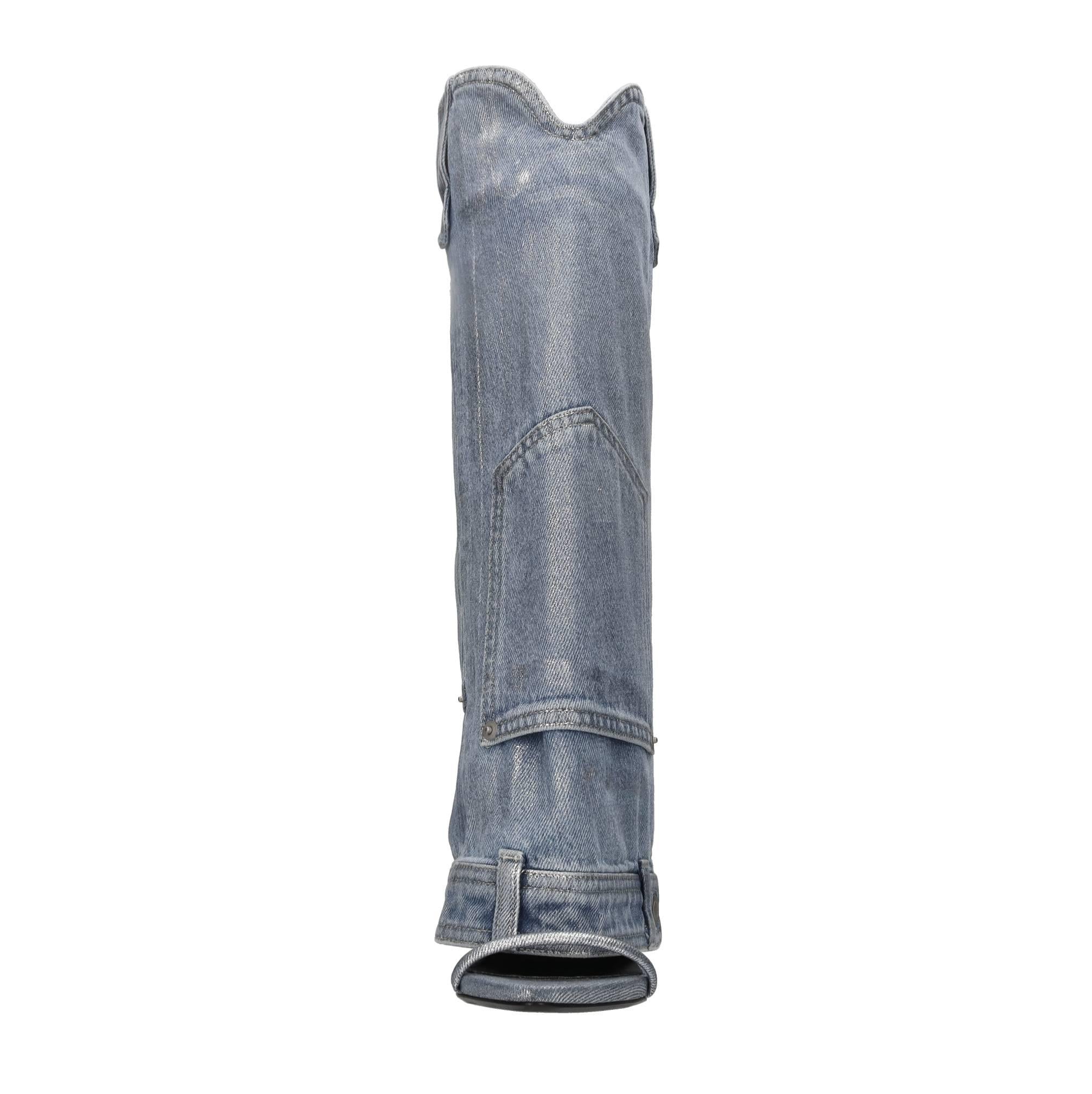 Sandali in denim 