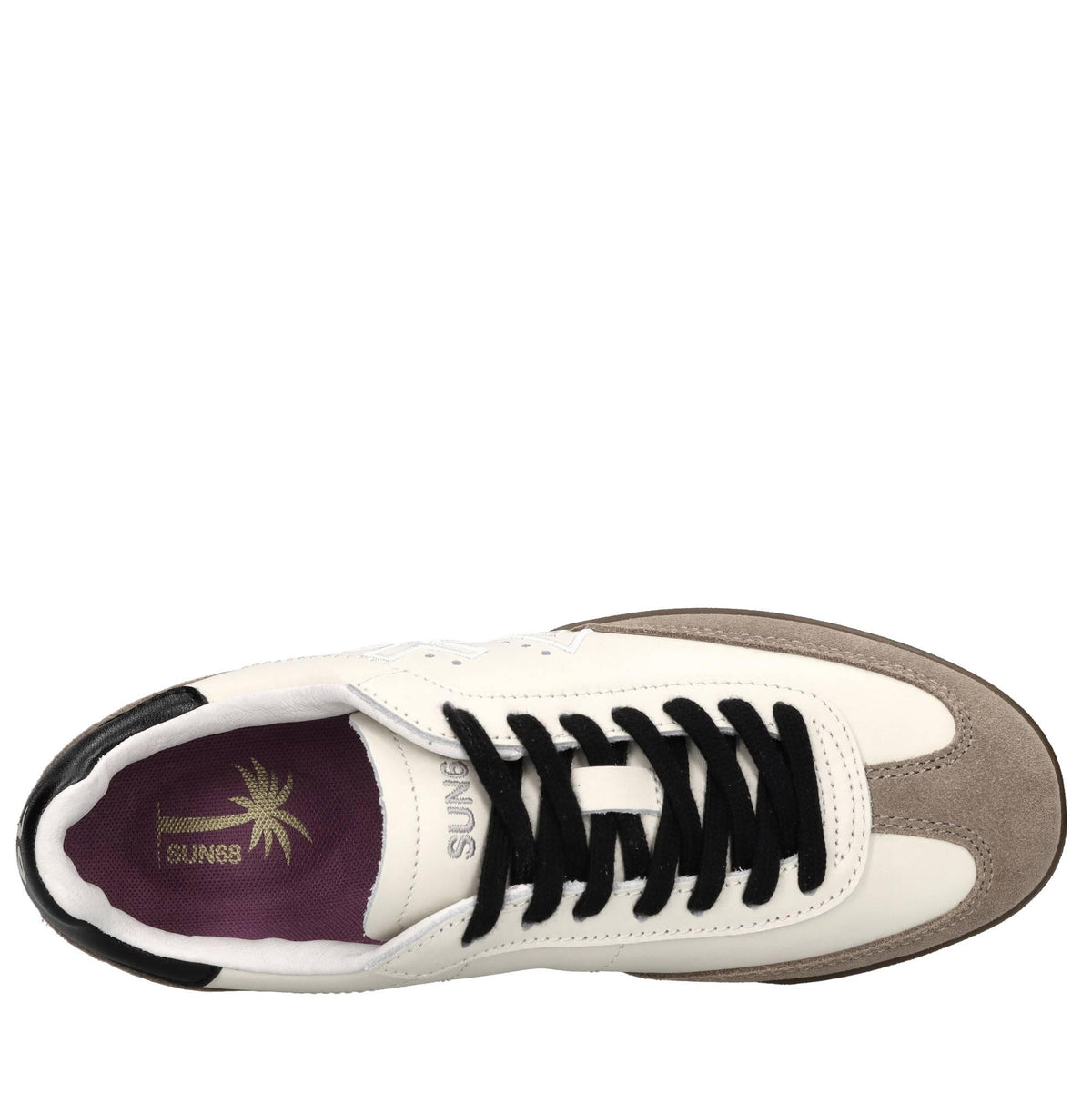 Sneakers California Sun in pelle e camoscio 