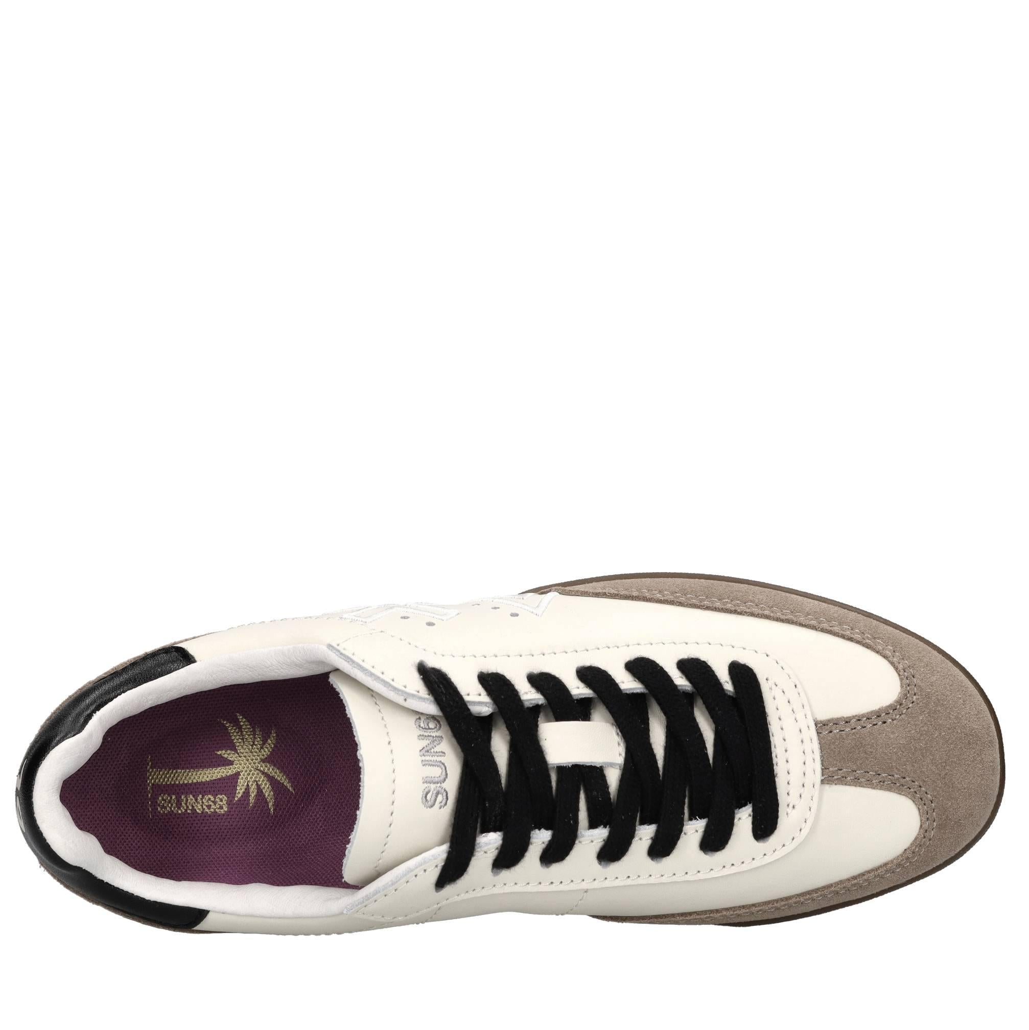 Sneakers California Sun in pelle e camoscio 
