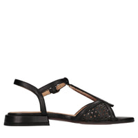 Sandali flat in pelle 