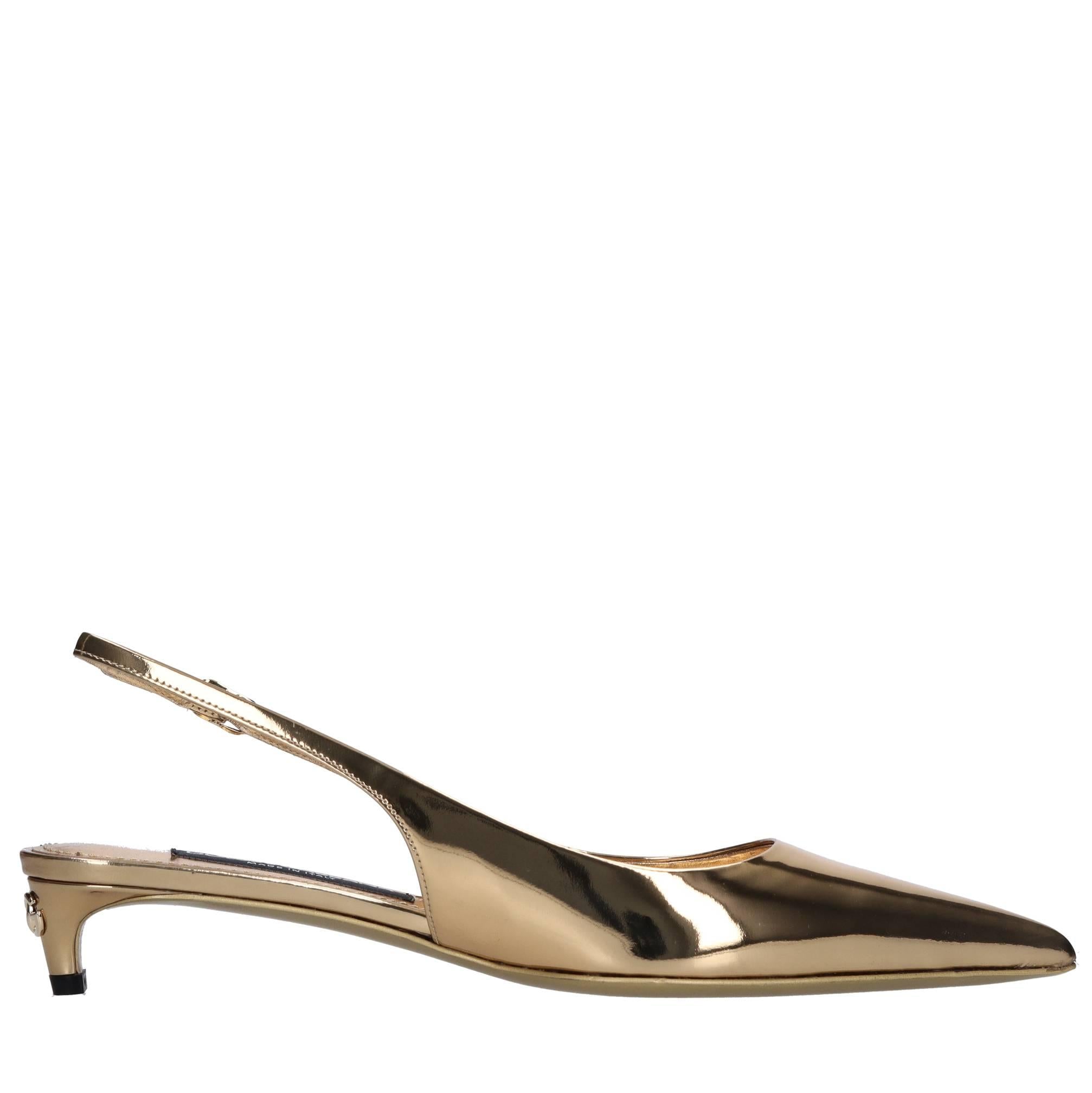 Décolleté Slingback in pelle 