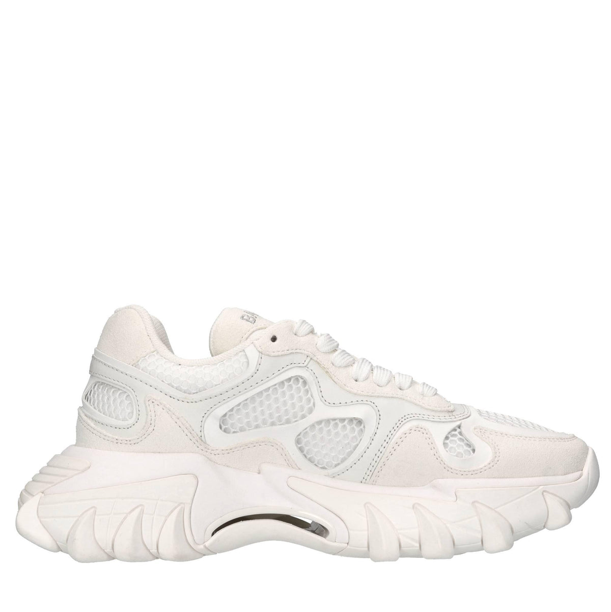 Sneakers in pelle,camoscio e tessuto 