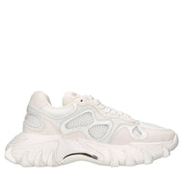 Sneakers in pelle,camoscio e tessuto 