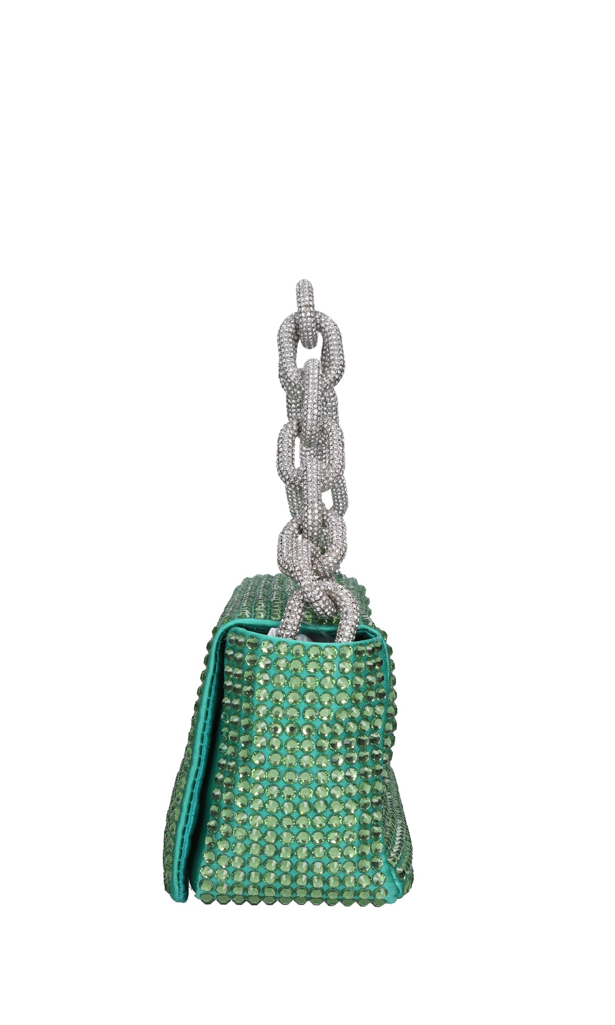 Borsa mini My Dream in raso e strass 