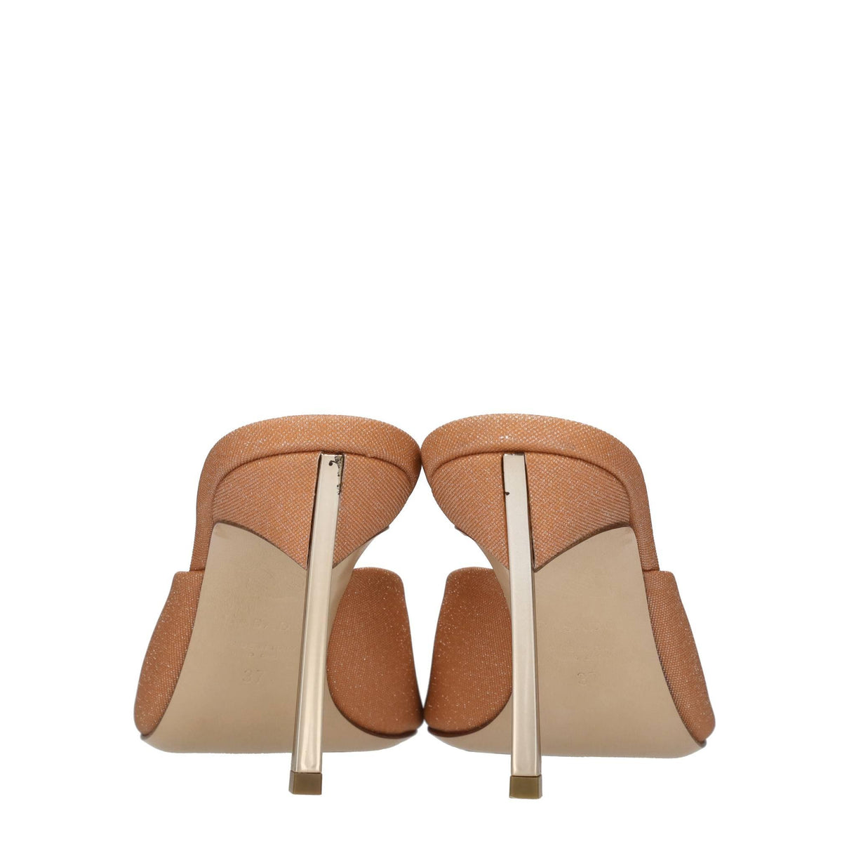 Mules Blade Solar in tessuto con microglitter 