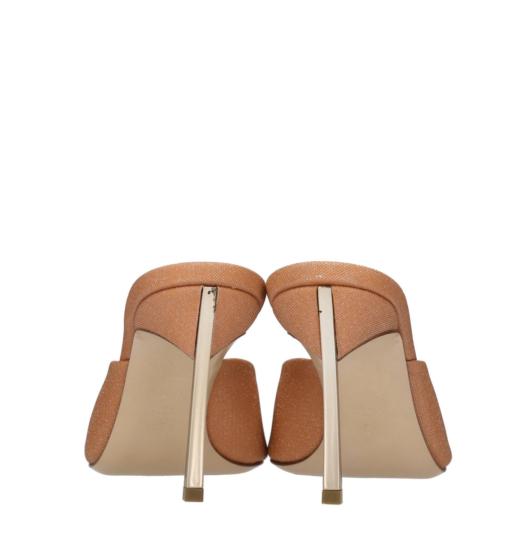 Mules Blade Solar in tessuto con microglitter 
