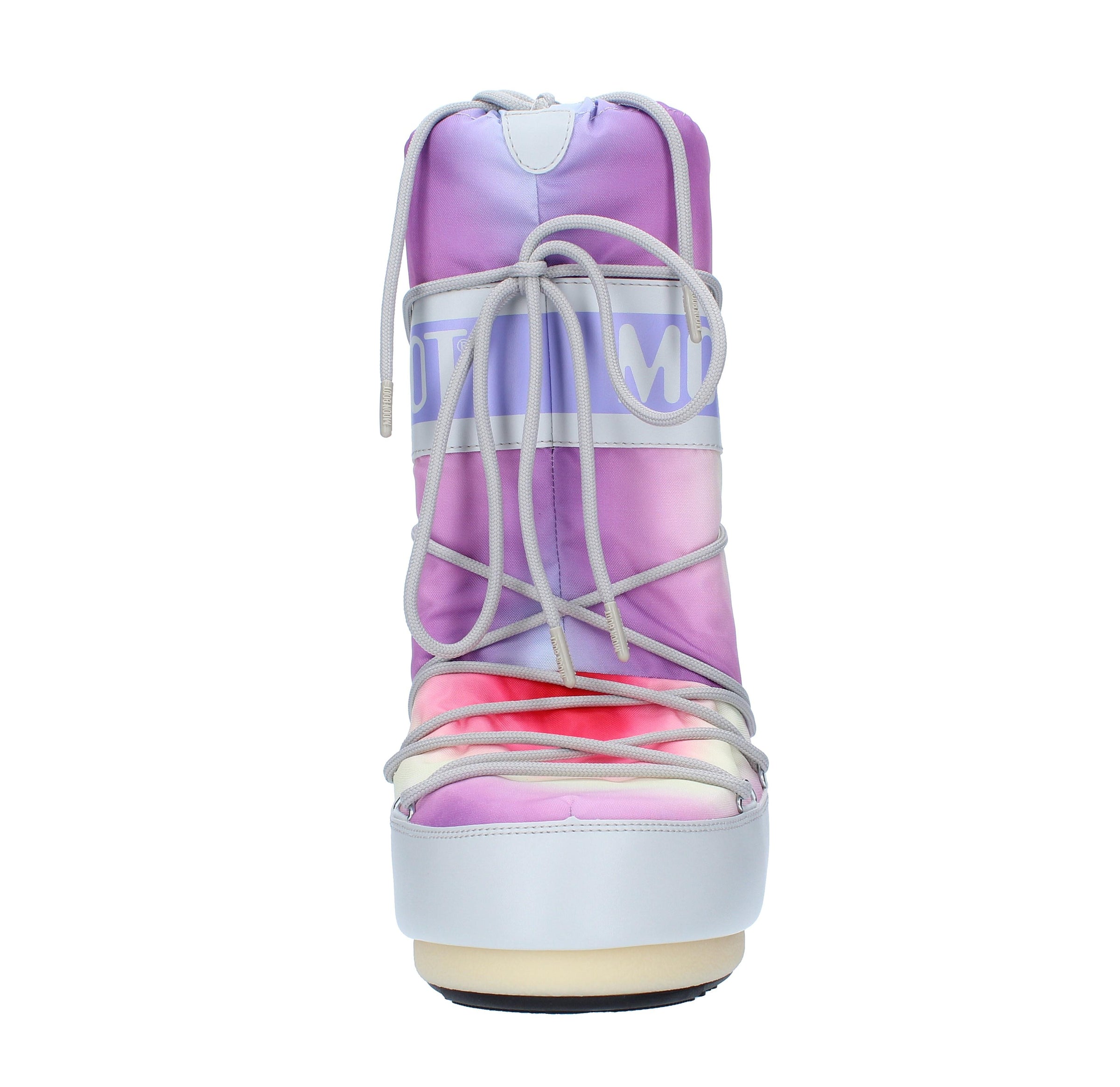 Stivali da neve modello ICON TIE DYE MOON BOOT in nylon tecnico idrorepellente 