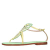 SOPHIA WEBSTER Sandali flat modello BUTTERFLY FLAT in pelle