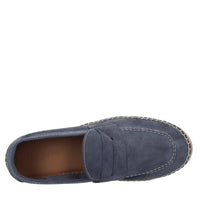 Mocassini espadrillas in camoscio 