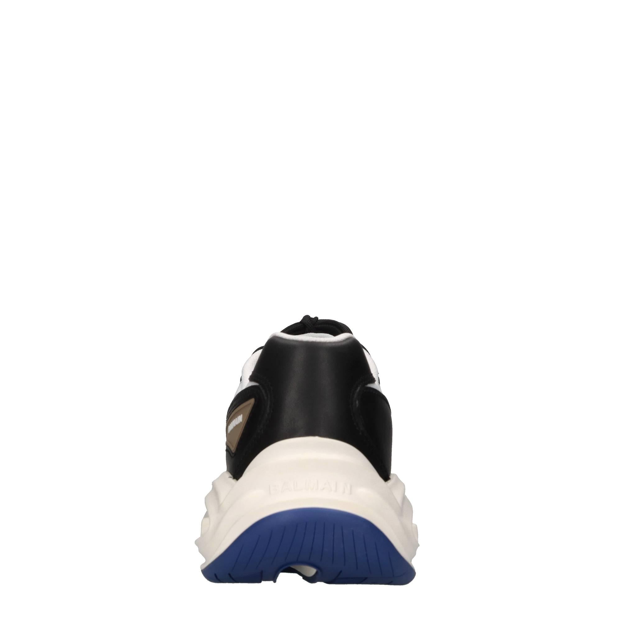 Sneakers Run Row in pelle e tessuto 