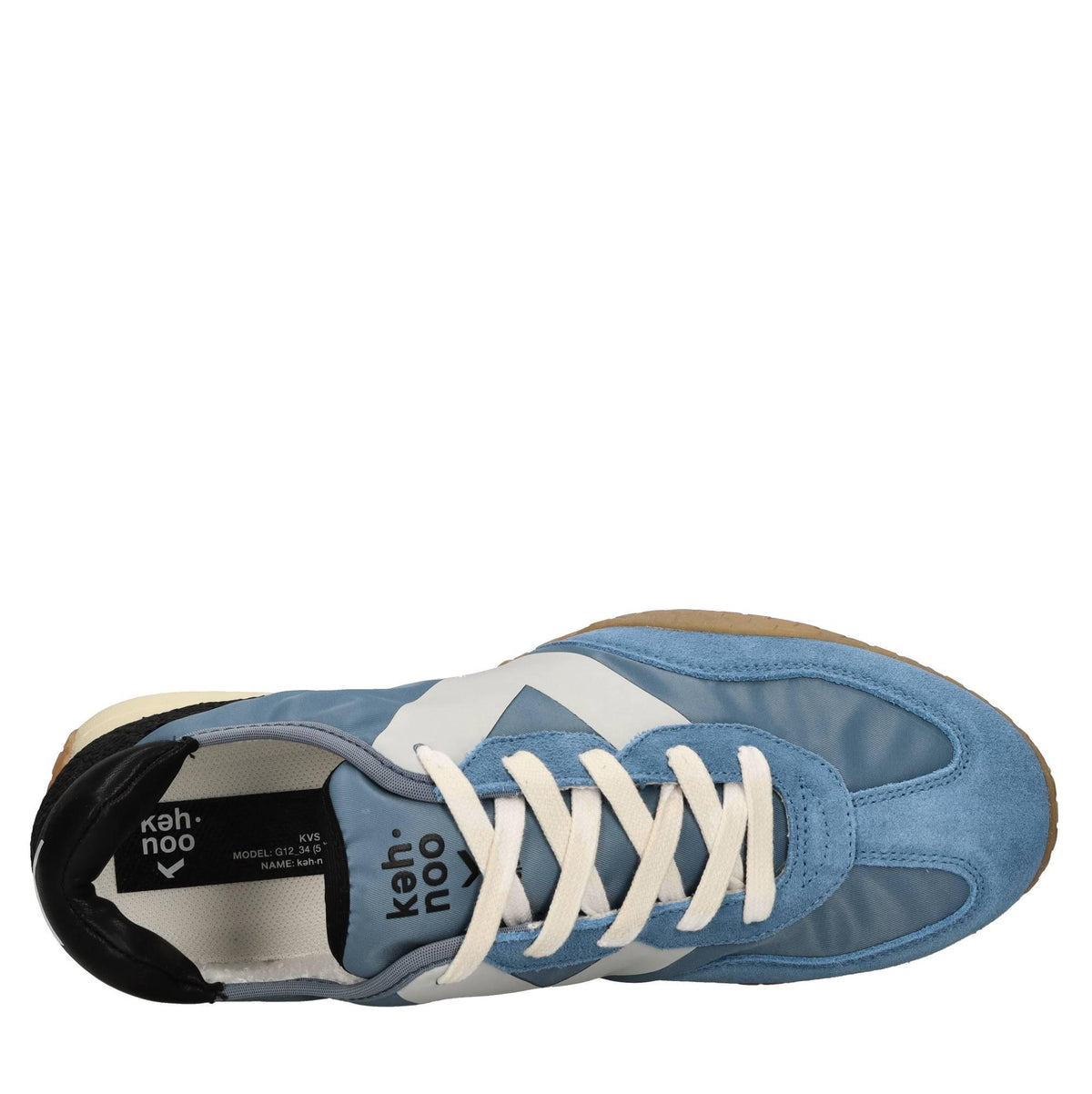 Sneakers in camoscio tessuto e gomma 