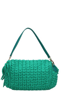 Borsa Mia in tessuto e pelle 