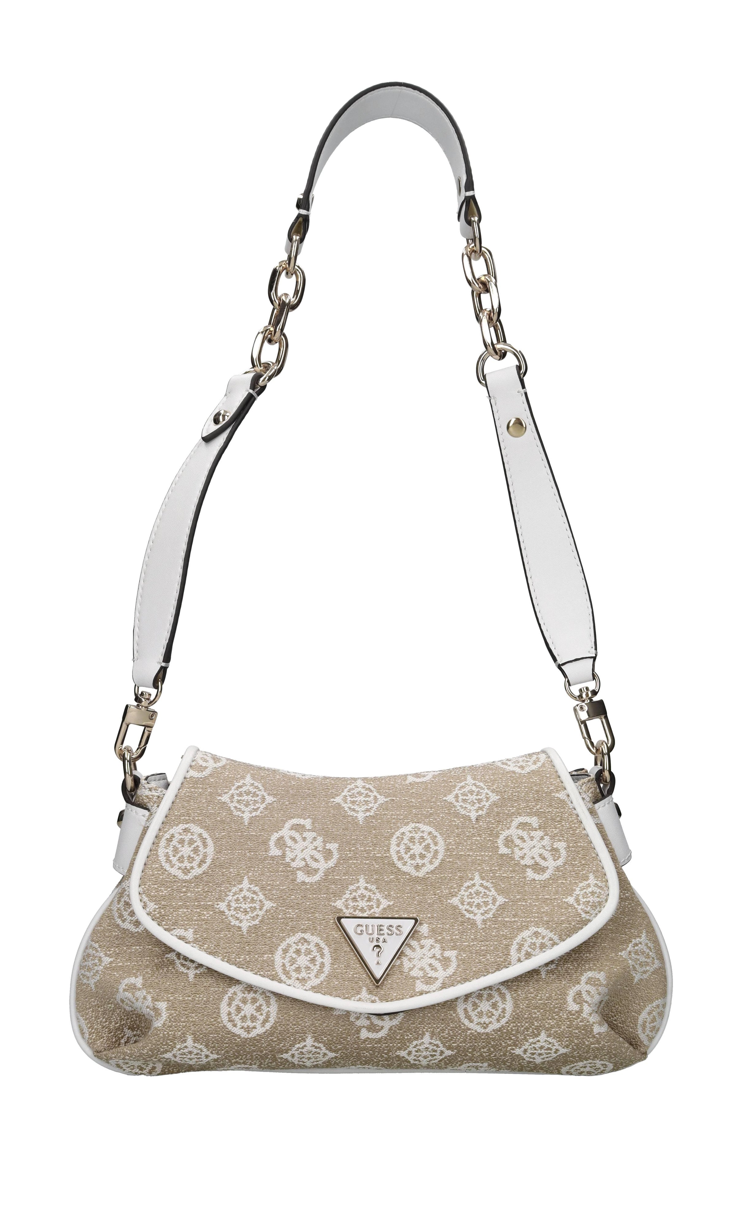 Borsa Beyza in ecopelle e tessuto 