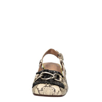 Décolleté slingback in pelle 