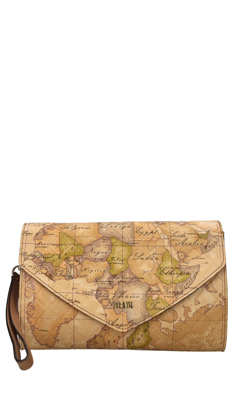 Clutch in pelle 
