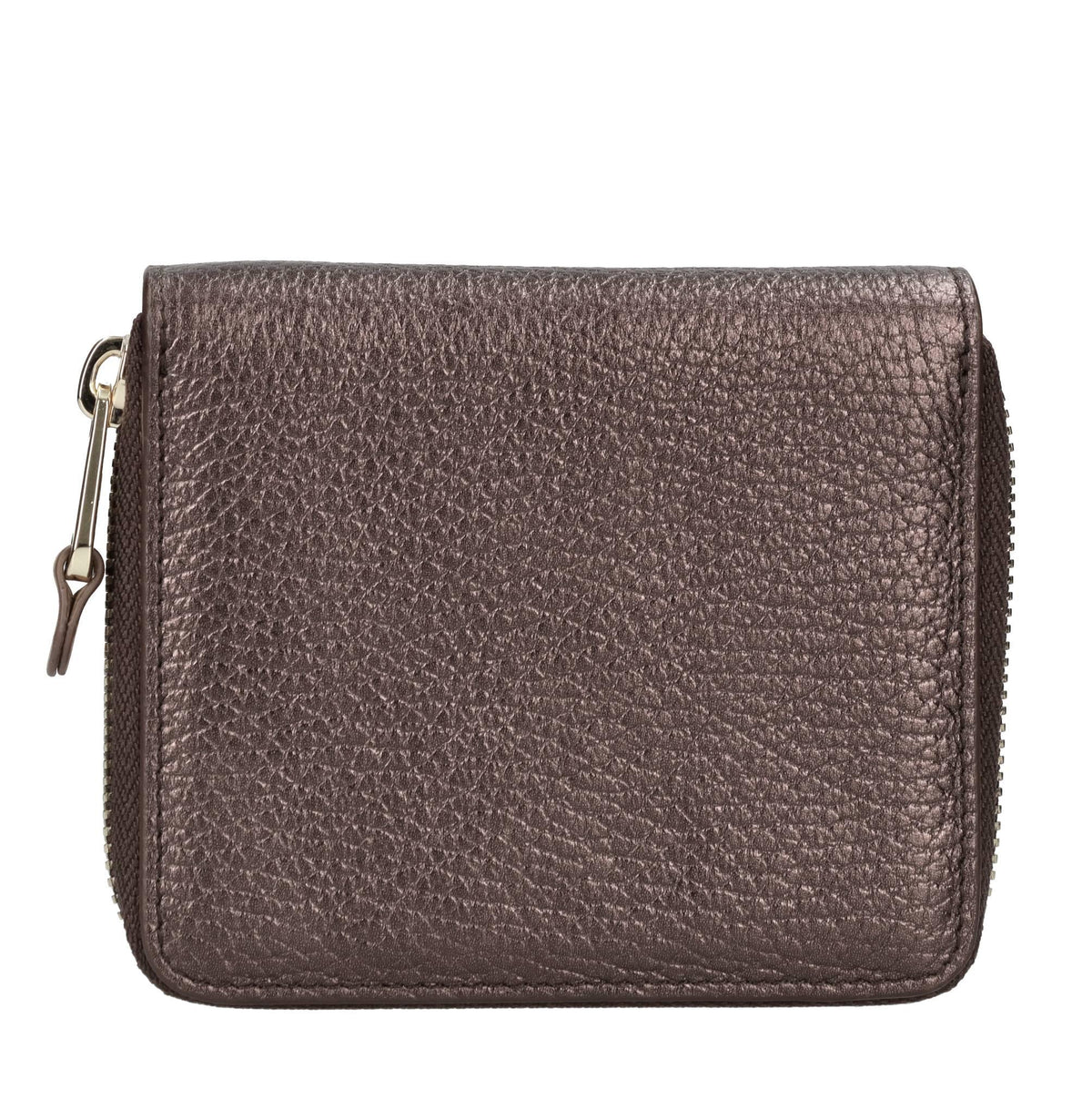 Portafoglio zip around piccolo in pelle 