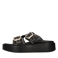 Mules in pelle 